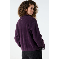 Tramontana Jacket Feather Aubergine Noir